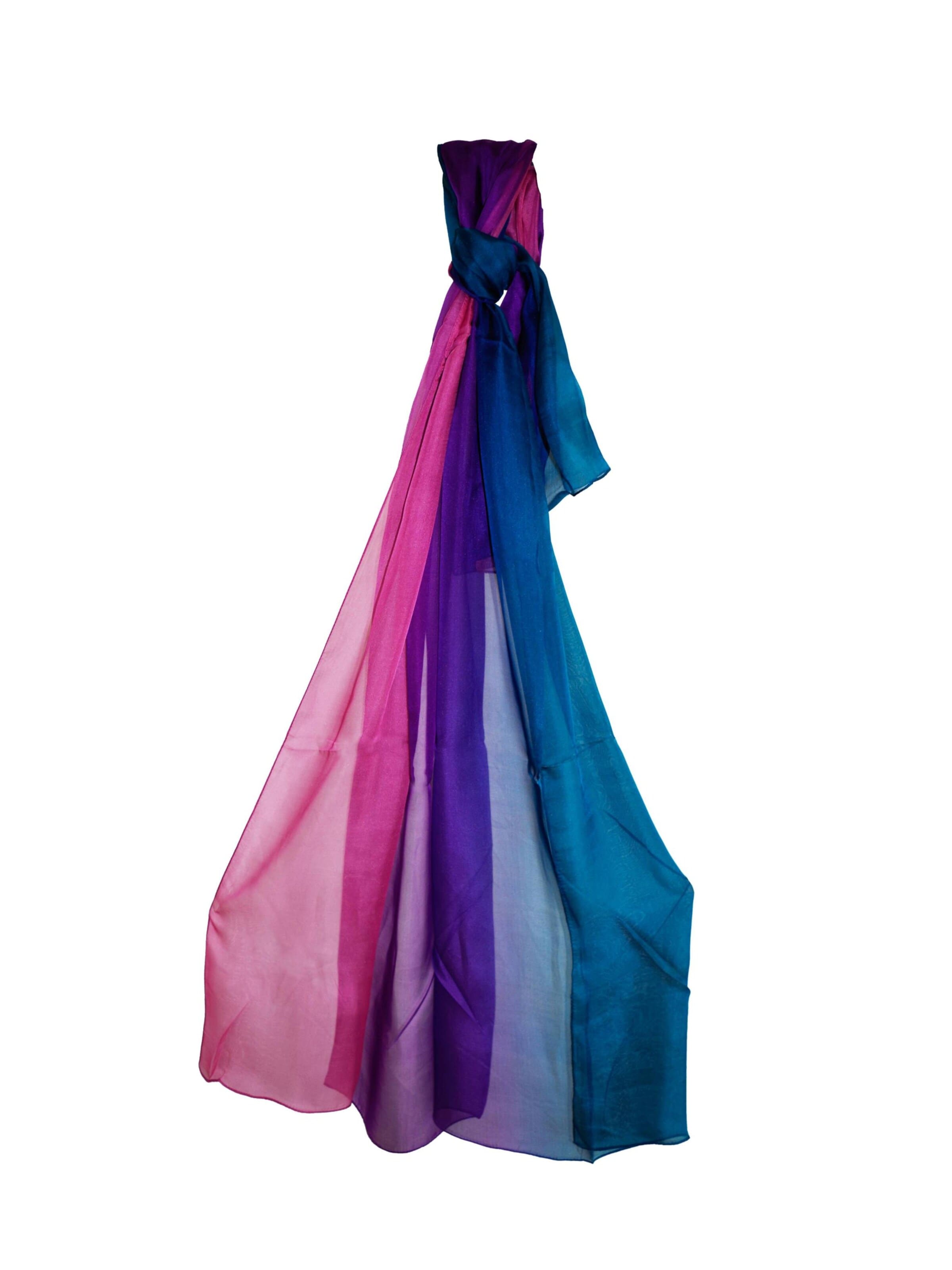 Posh Gear Oversizeschal 'Chiffon Tri-Color'‌‌‌‌ in Blau