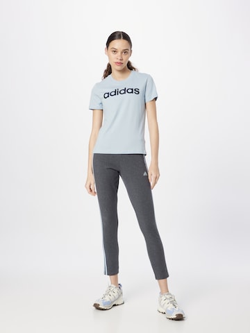 ADIDAS SPORTSWEAR Skinny Športové nohavice 'Essentials' - Sivá