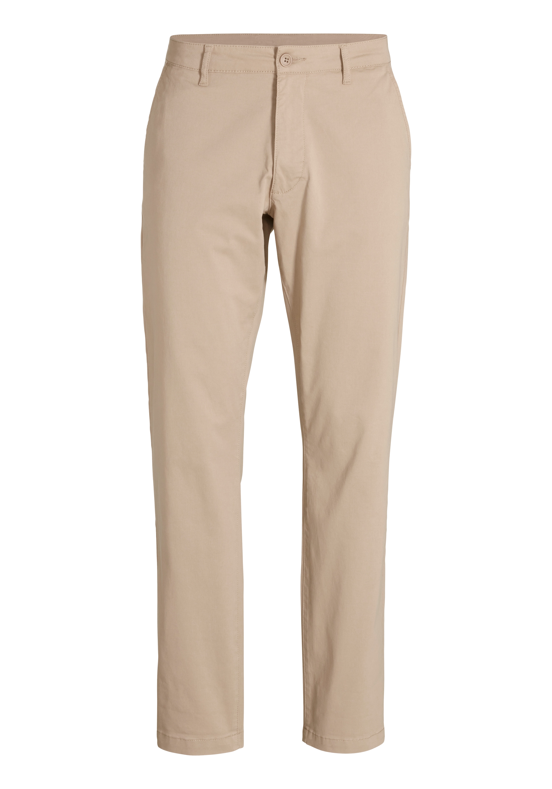 smėlio H.I.S „Chino“ stiliaus kelnės: priekis