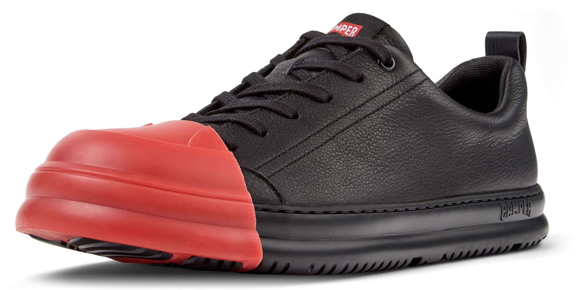 Sneaker bassa 'Junction Runner' di CAMPER in nero: frontale