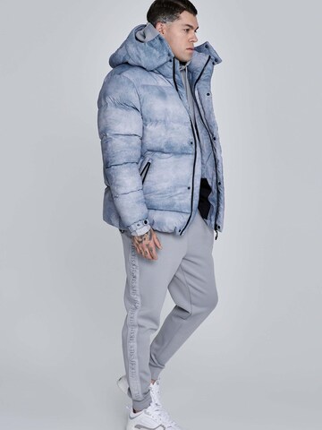 SikSilk Winter Jacket 'Puffer Jacket' in Grey