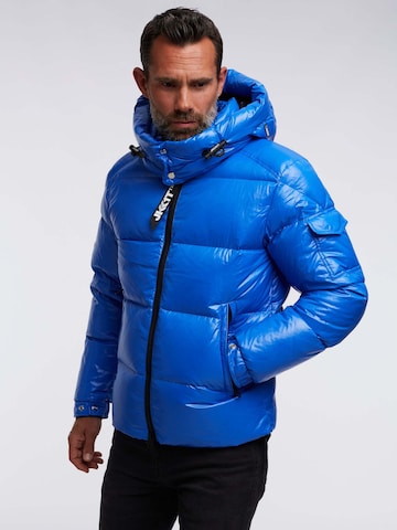 JACK1T Winter jacket ' EZ ' in Blue: front