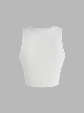 Hiccup Top | bela barva