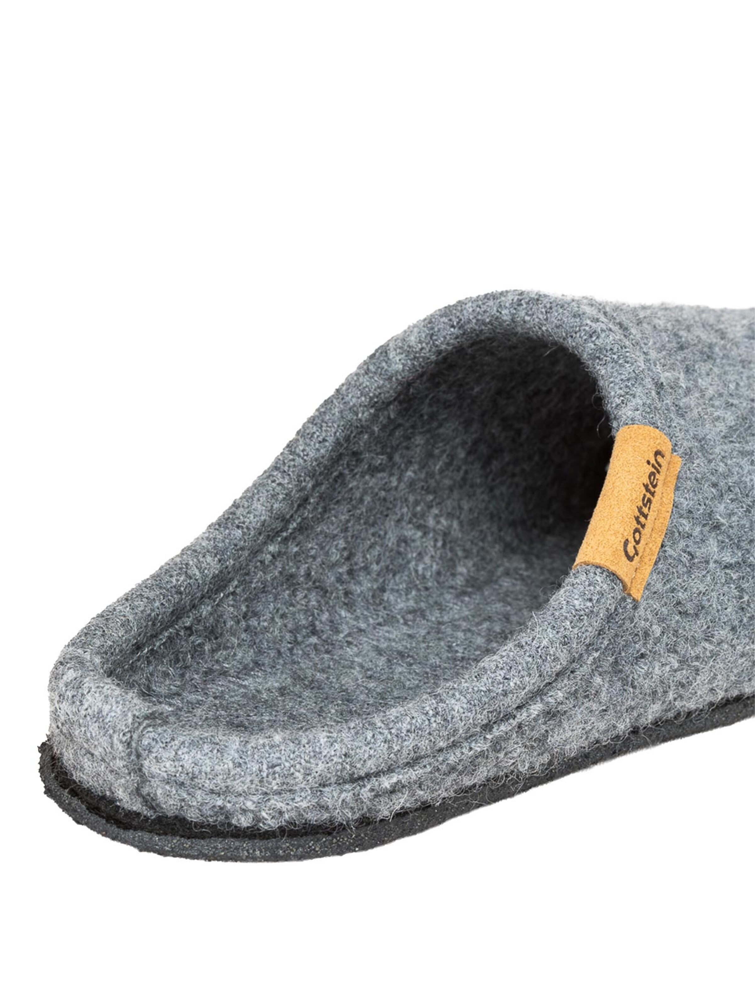 Gottstein Slippers 'Alpine Light' in Grey