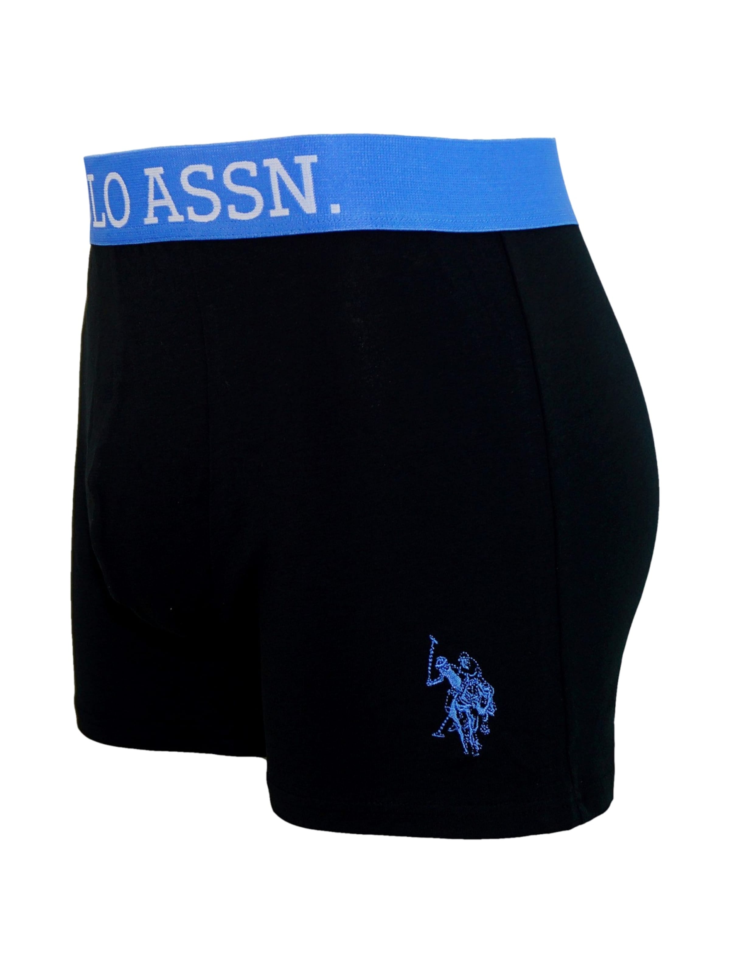 melns U.S. POLO ASSN. Bokseršorti