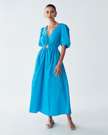 St MRLO Dress 'Nie' in Blue: front