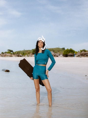WALLIEN Badeshorts 'Sport' in Blau