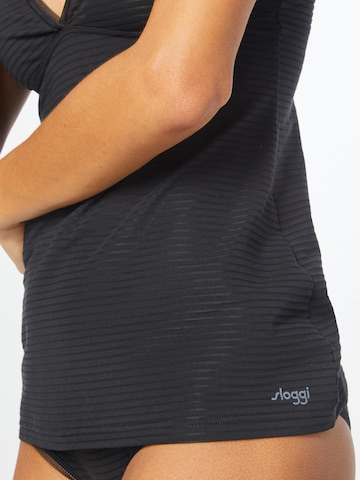 SLOGGI Undershirt 'EVER Fresh Plus' in Black