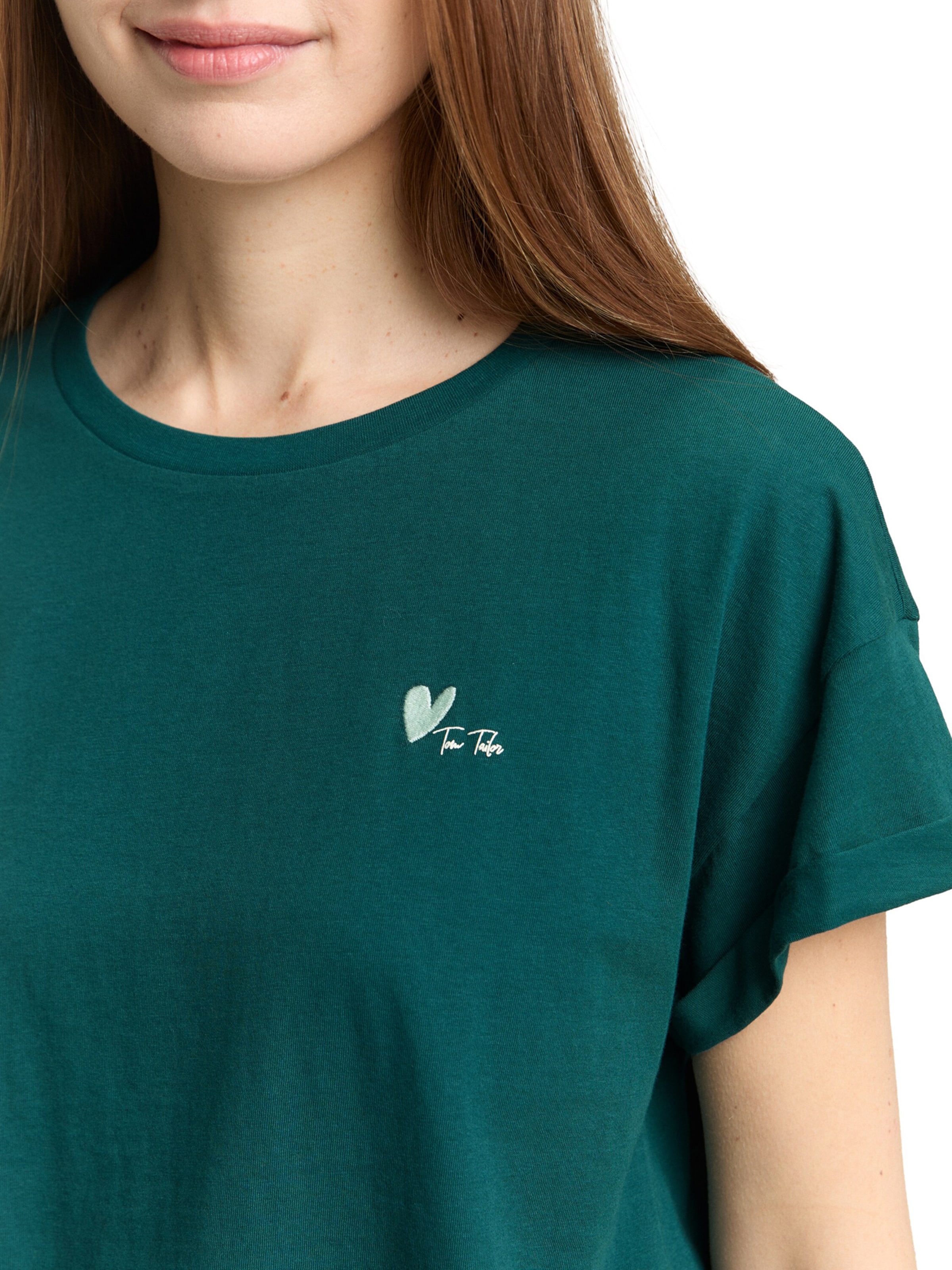 TOM TAILOR T-Shirt in Grün