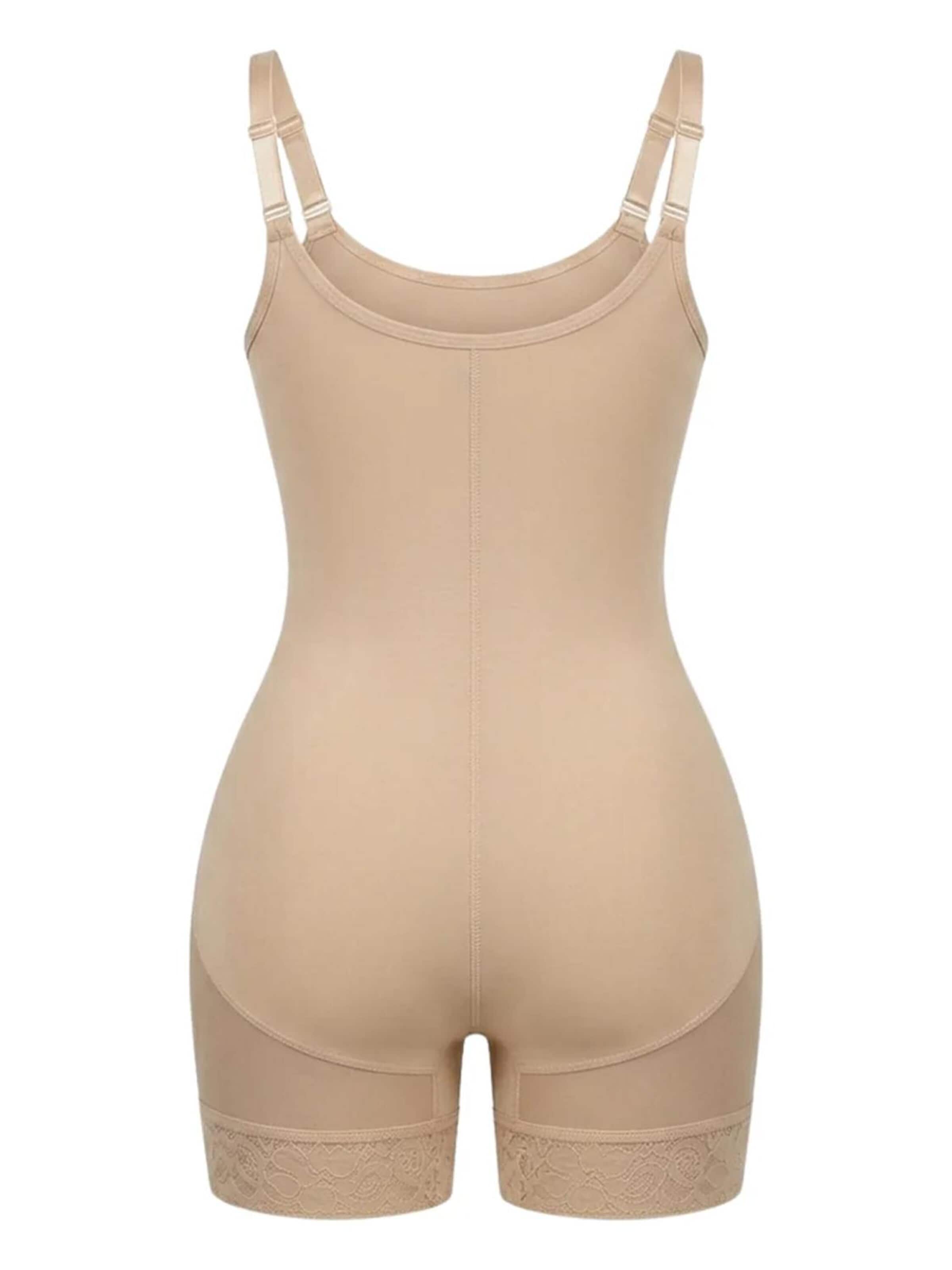 Body modelant 'Corrigerende Bodysuit met haakjes en rits' Shapetape en beige