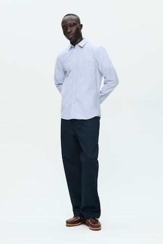 WOOD WOOD Regular fit Button Up Shirt 'Adam' in Blue
