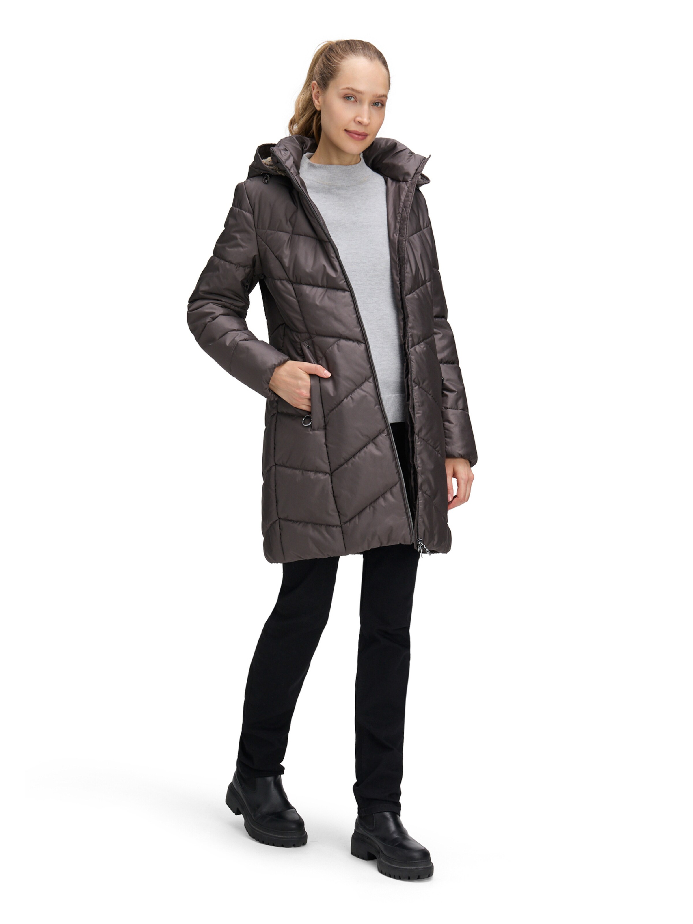 Betty Barclay Winter Jacket in Brown