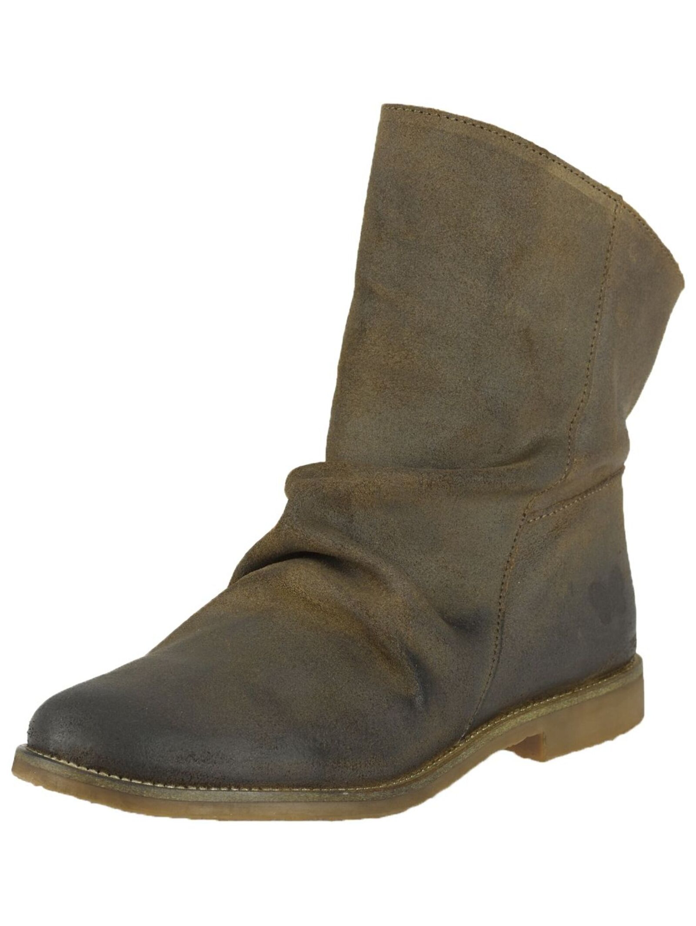 Felmini Wide Fit Stiefelette in Grün: Vorderseite