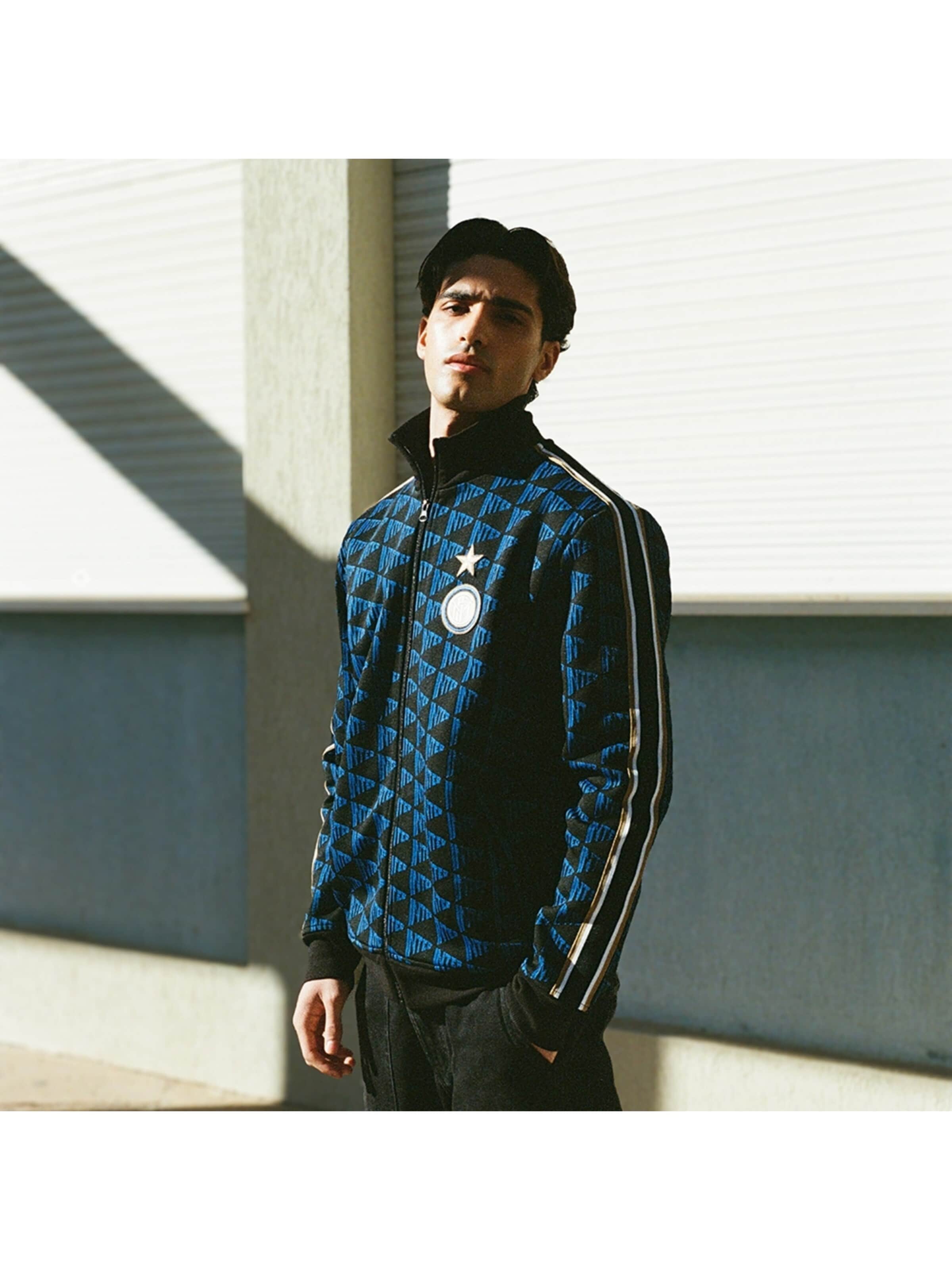 COPA FOOTBALL Sportjas 'FC Internazionale All Over Pattern Jack' in Zwart