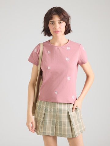 Tricou 'Zi44la' de la Hailys pe roz: față