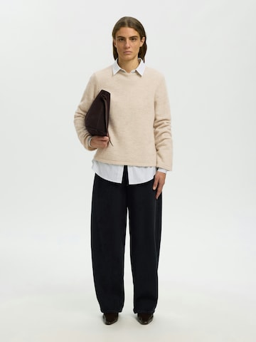 Pullover 'SLWLULU' di SELECTED in beige