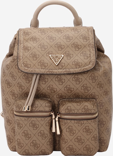 GUESS Ruksak 'MANHATTAN II FLAP BACKPACK' u bež / svijetlosmeđa, Pregled proizvoda