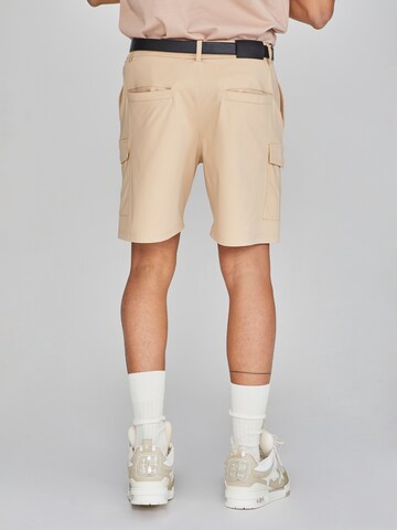 Regular Pantalon cargo SikSilk en beige