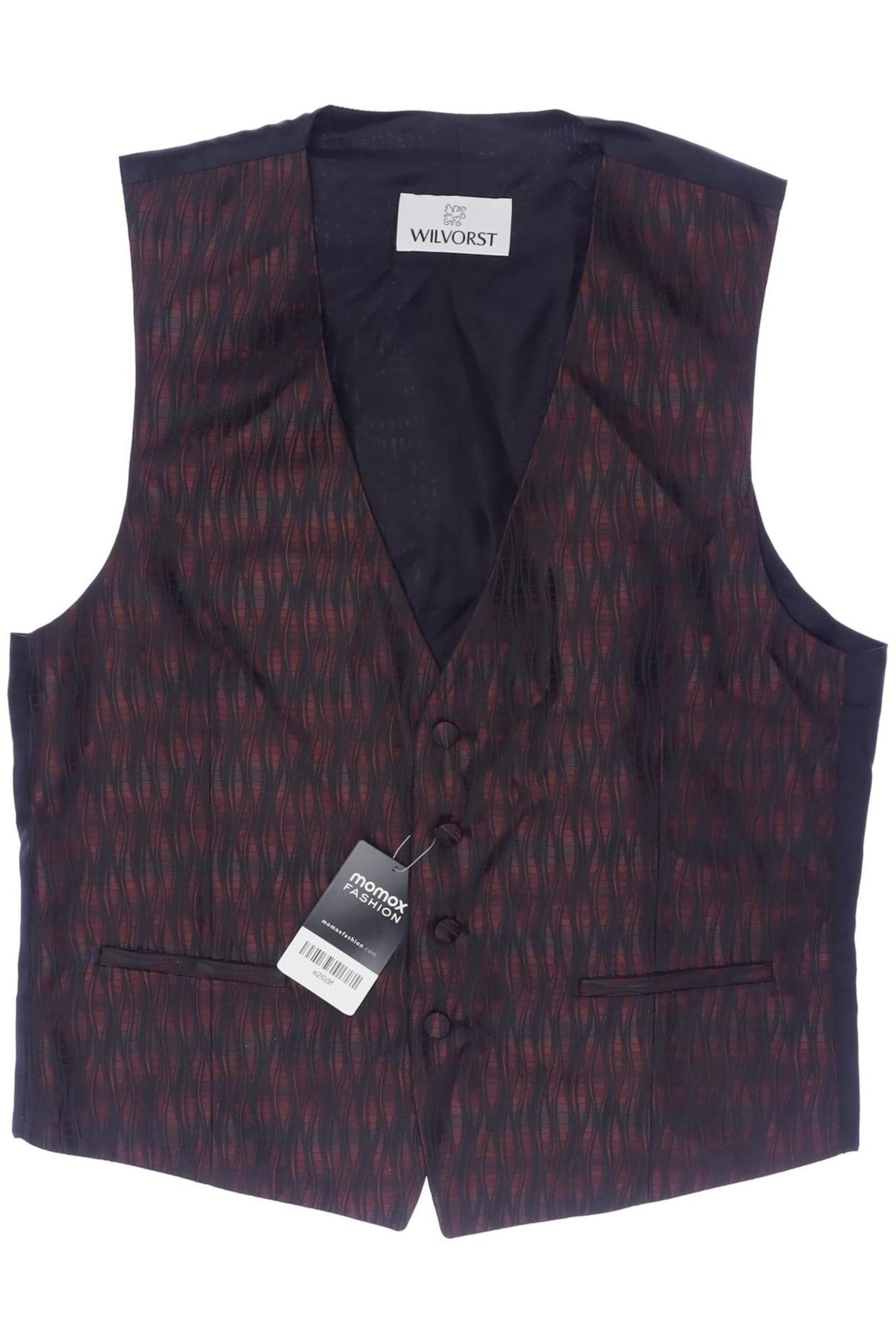 WILVORST Vest in M in Black: front