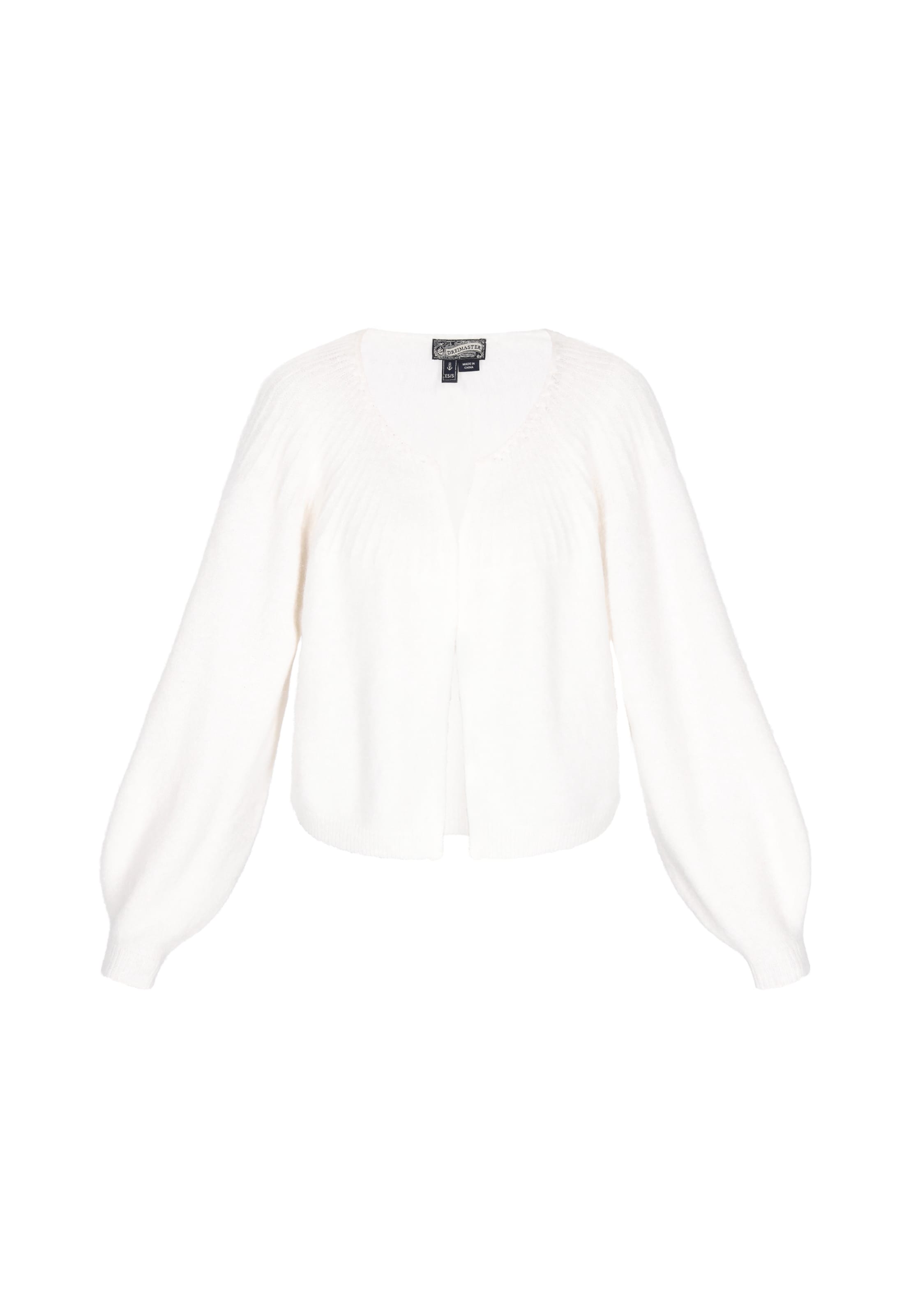 DreiMaster Vintage Oversize dzseki - fehér: elől