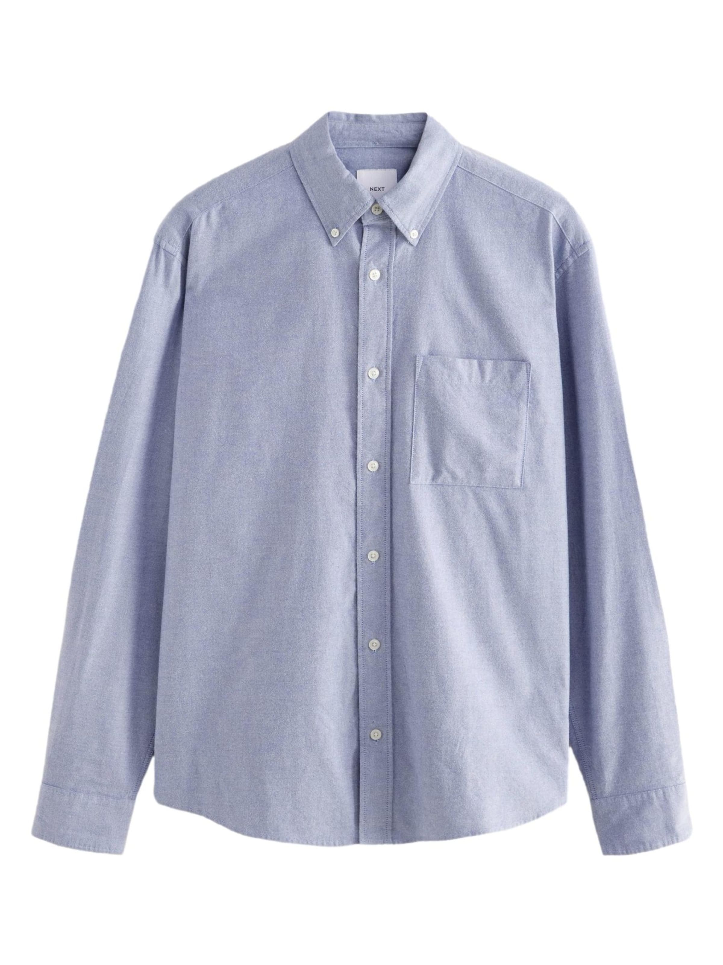 Next Overhemd in Blauw: voorkant