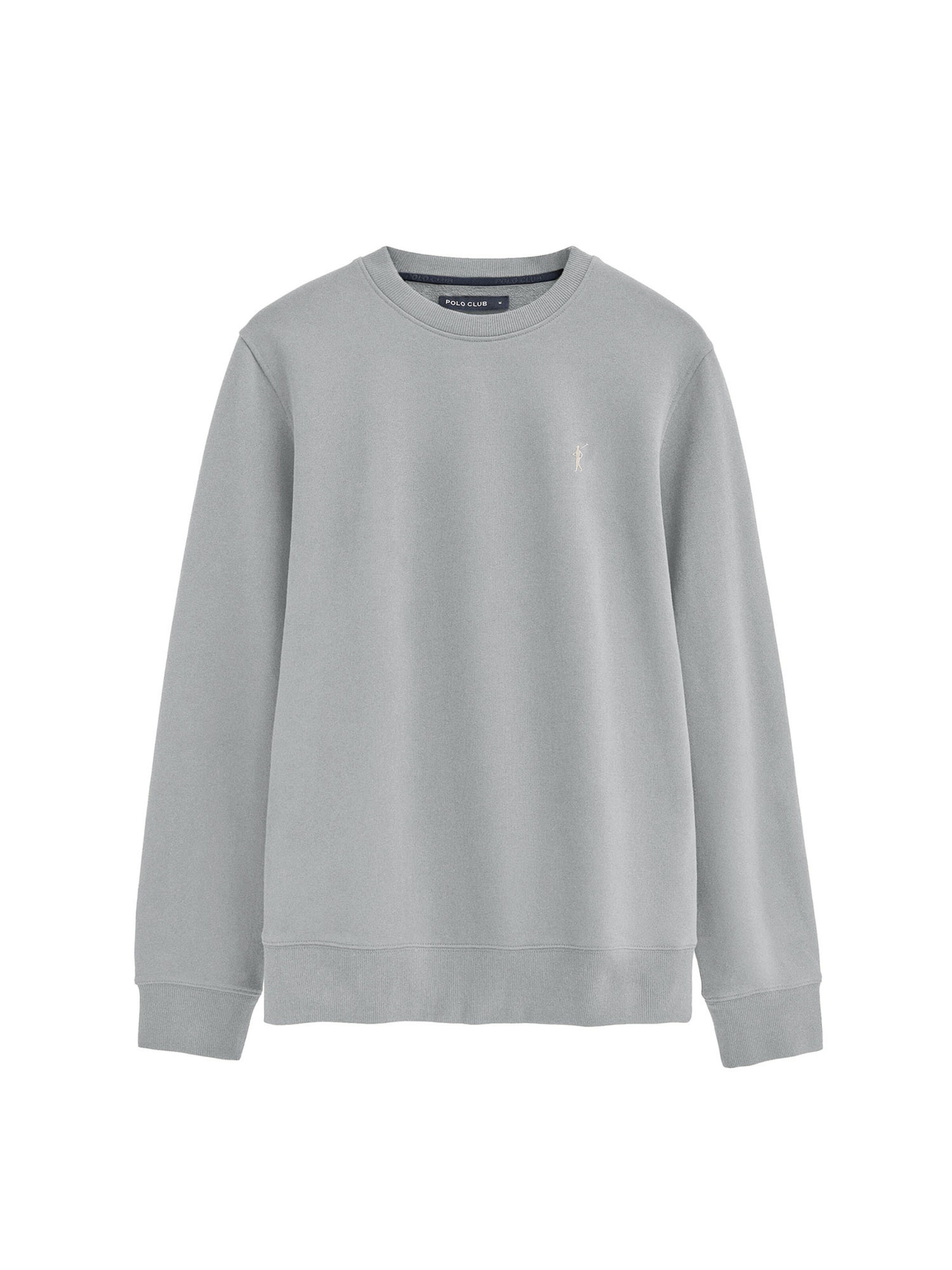 Polo Club Sweatshirt in Grey: front