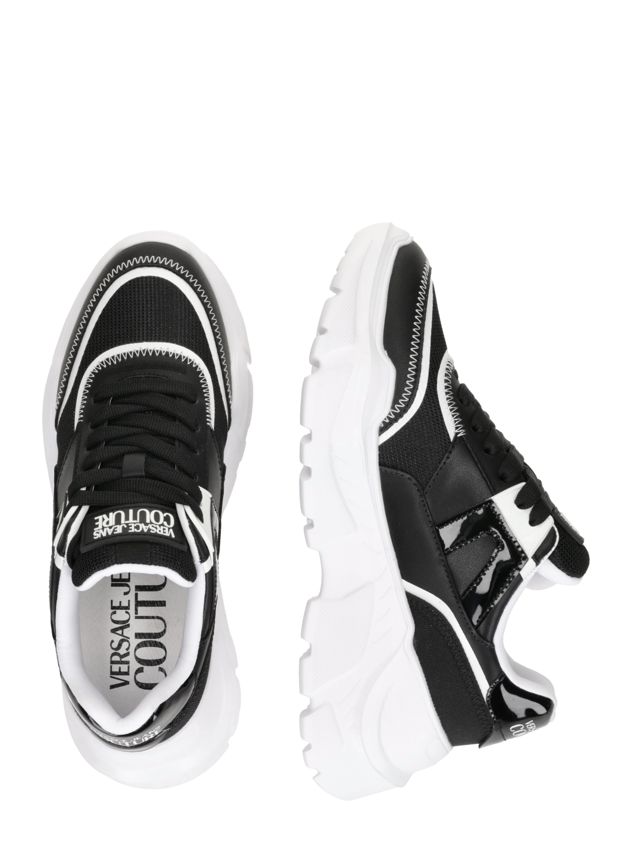 Versace Jeans Couture Σνίκερ χαμηλό 'SPEETRACK' σε μαύρο