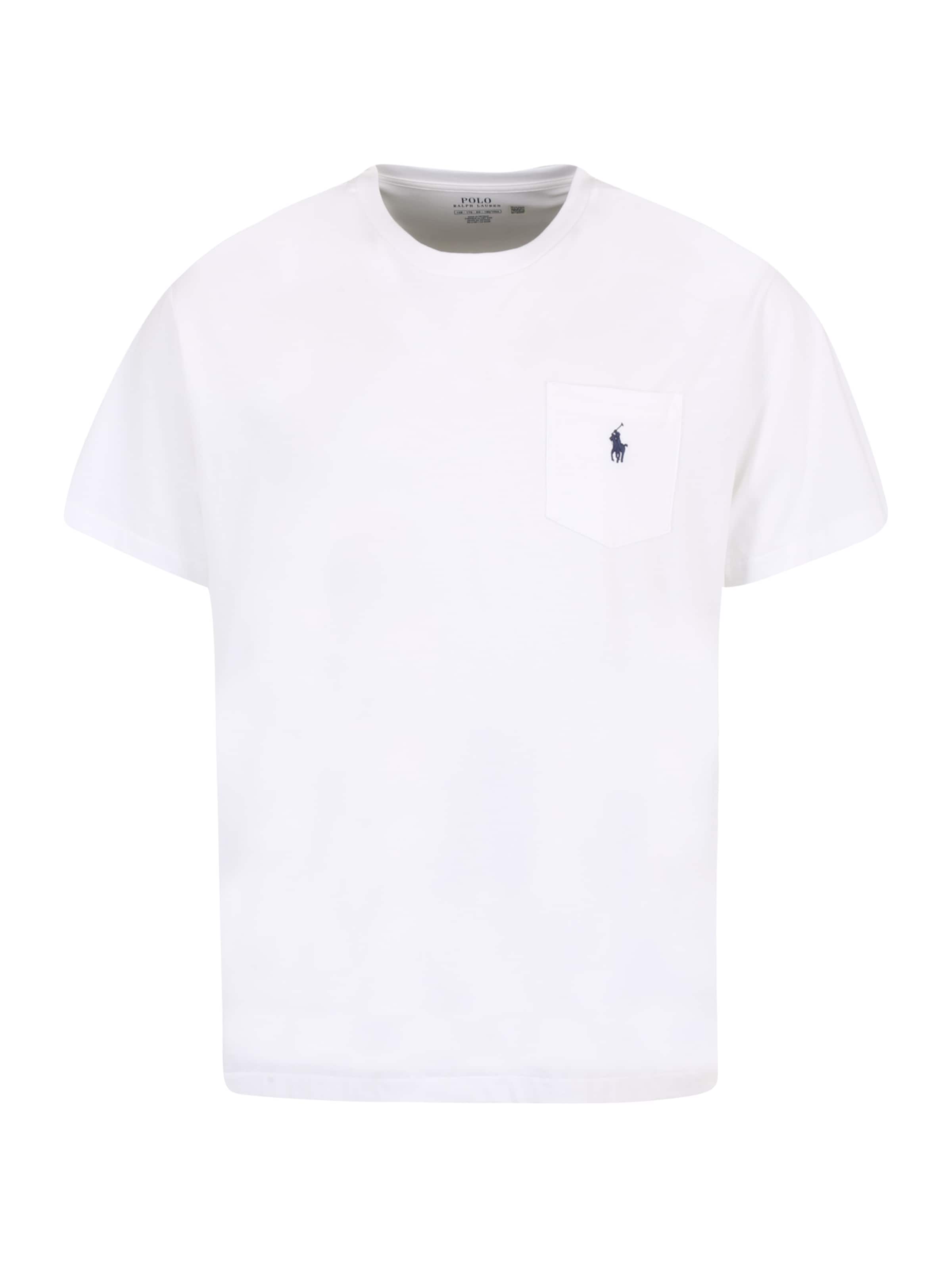 Polo Ralph Lauren Big & Tall Μπλουζάκι σε λευκό: μπροστά