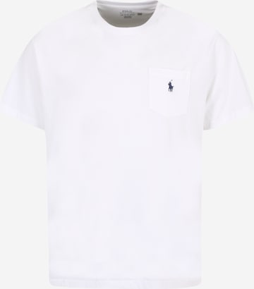 Polo Ralph Lauren Big & Tall Shirt in White: front