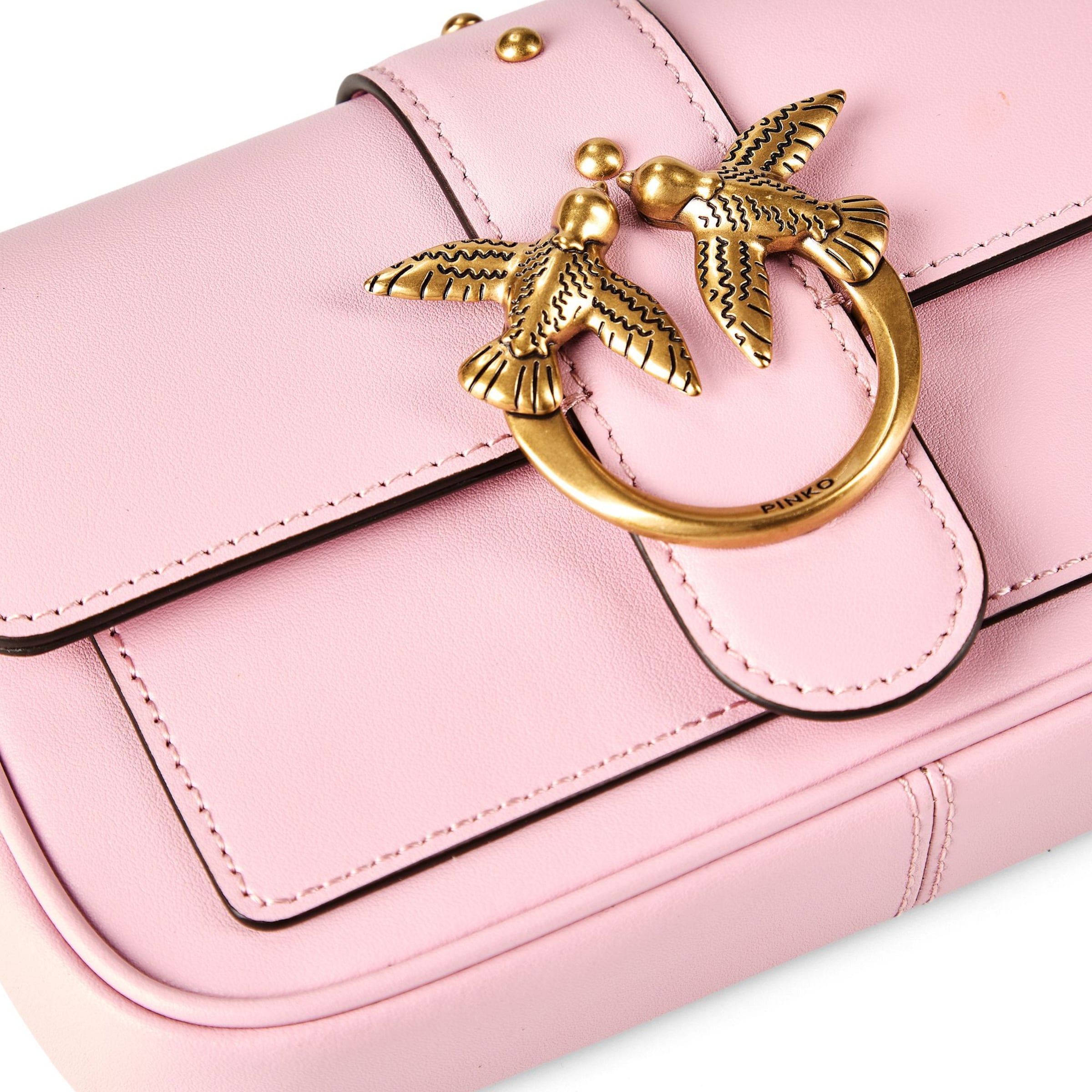 Borsa a tracolla 'Love One' di PINKO in lilla