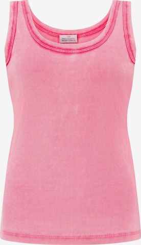 Zwillingsherz Tanktop in Pink: Vorderseite