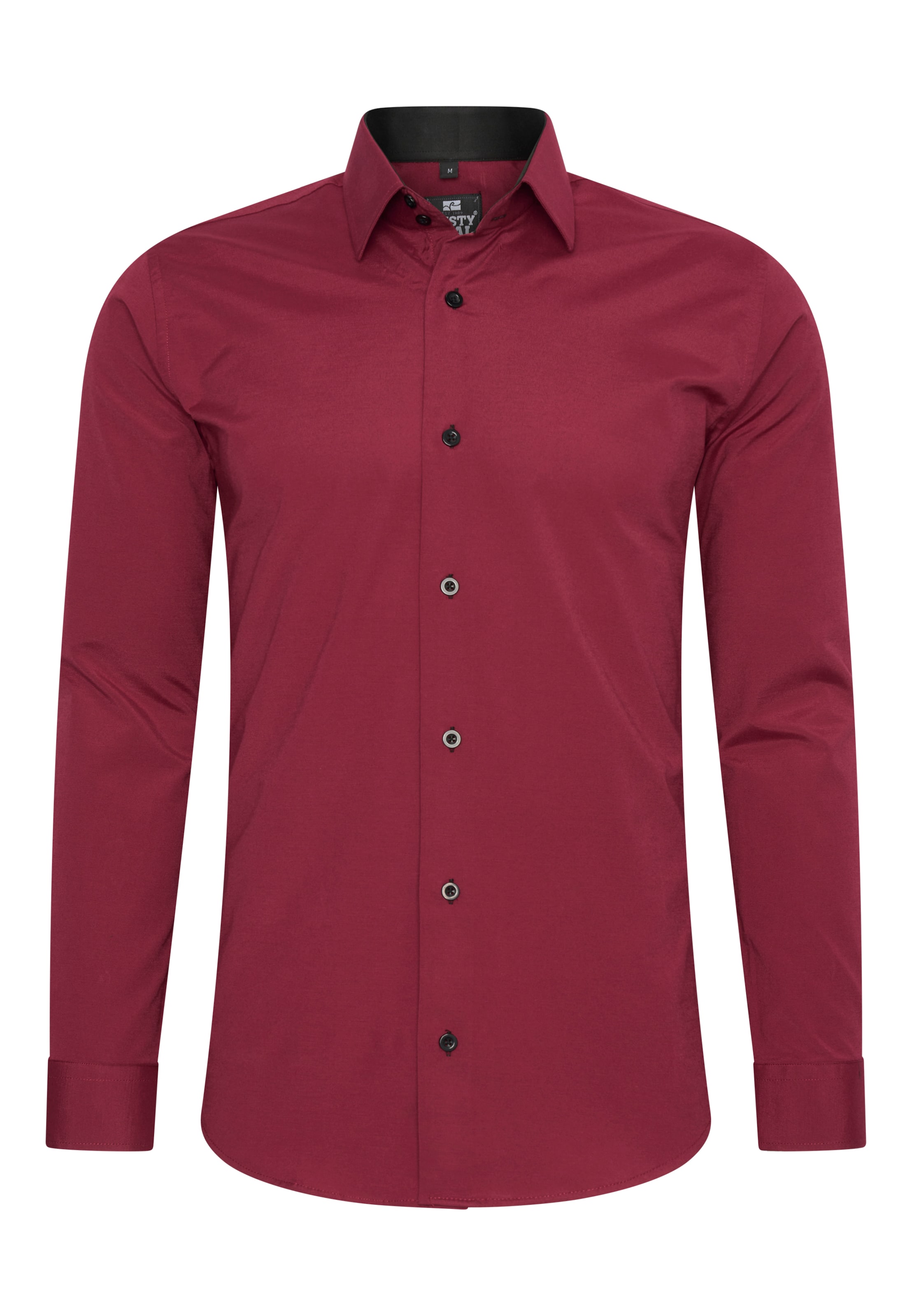 Rusty Neal Regular Fit Hemd in Rot: Vorderseite