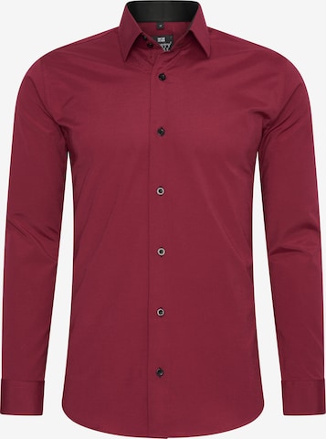 Rusty Neal Regular fit Button Up Shirt in Red: front