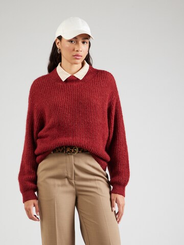 Pull-over 'EAST' AMERICAN VINTAGE en rouge : devant