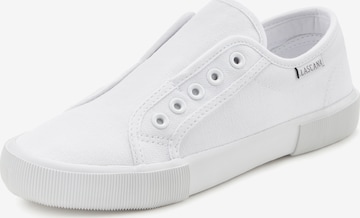 LASCANA Slip-Ons in White: front