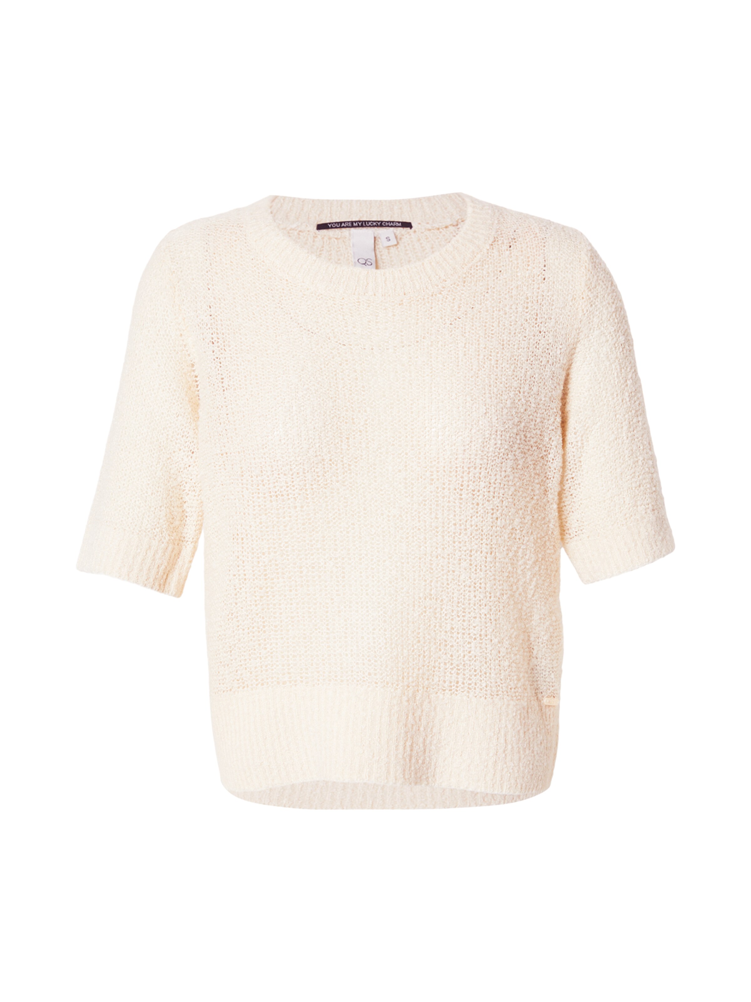 QS - Pullover em bege: frente