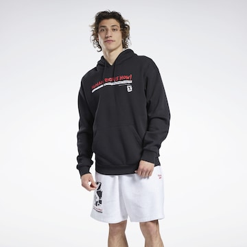 Reebok Sweatshirt 'Human Rights Now!' in Black: front