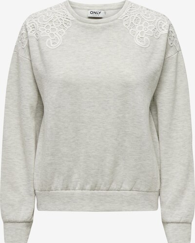 ONLY Sweatshirt 'GINA' i grå / hvid, Produktvisning