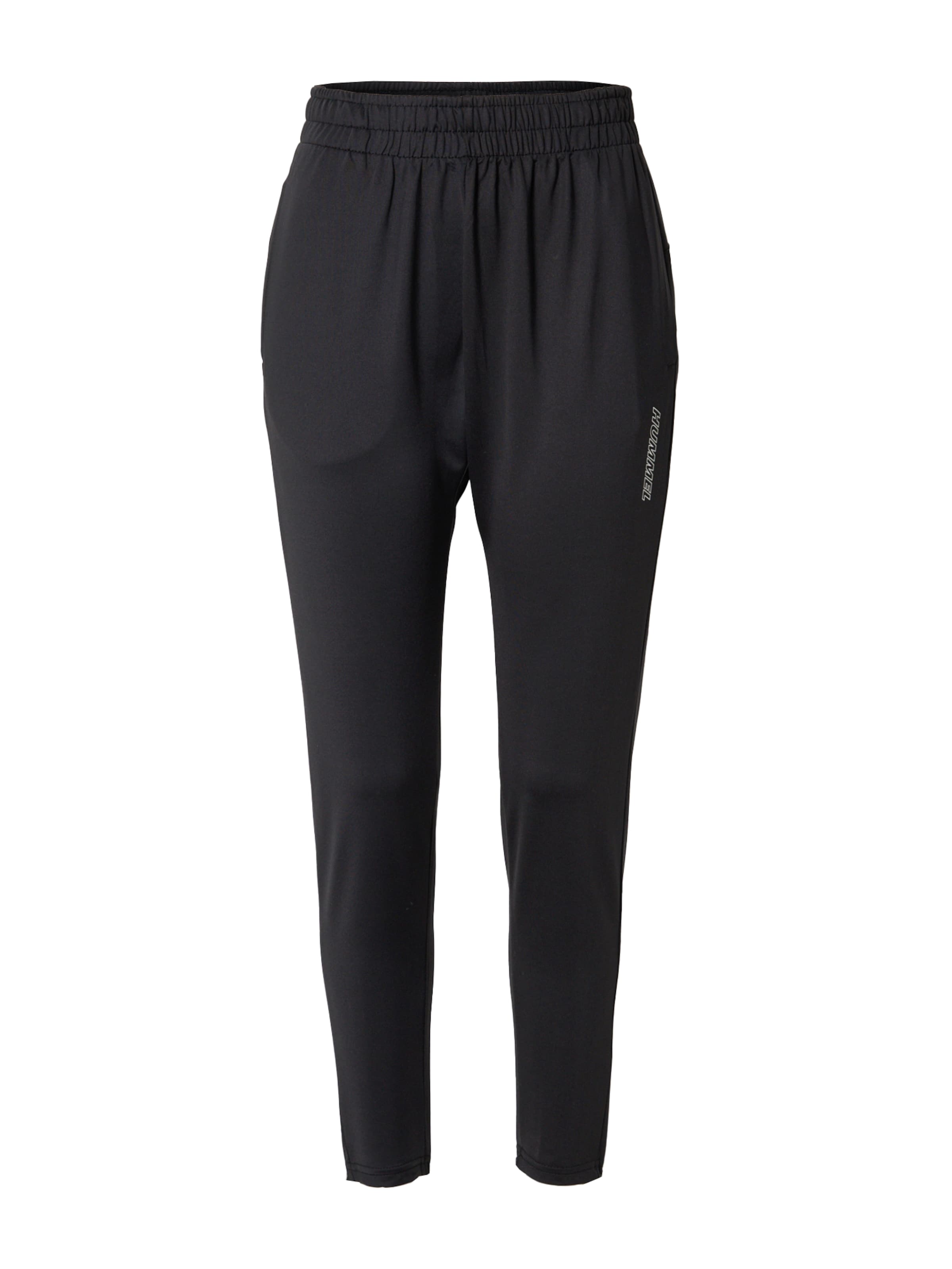 Hummel Tapered Sportbroek 'TE BENDING' in Zwart: voorkant