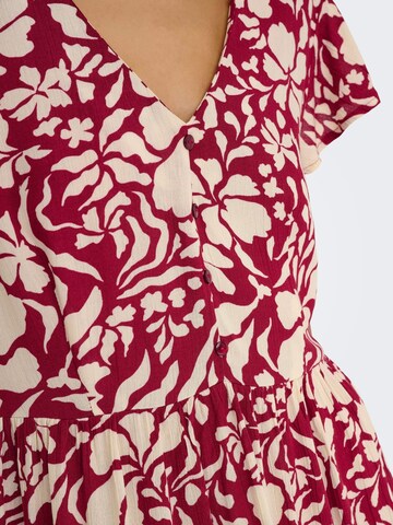 ONLY Dress 'Claudette' in Red