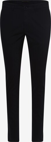 DRYKORNSlimfit Chino hlače 'Mad' - crna boja: prednji dio