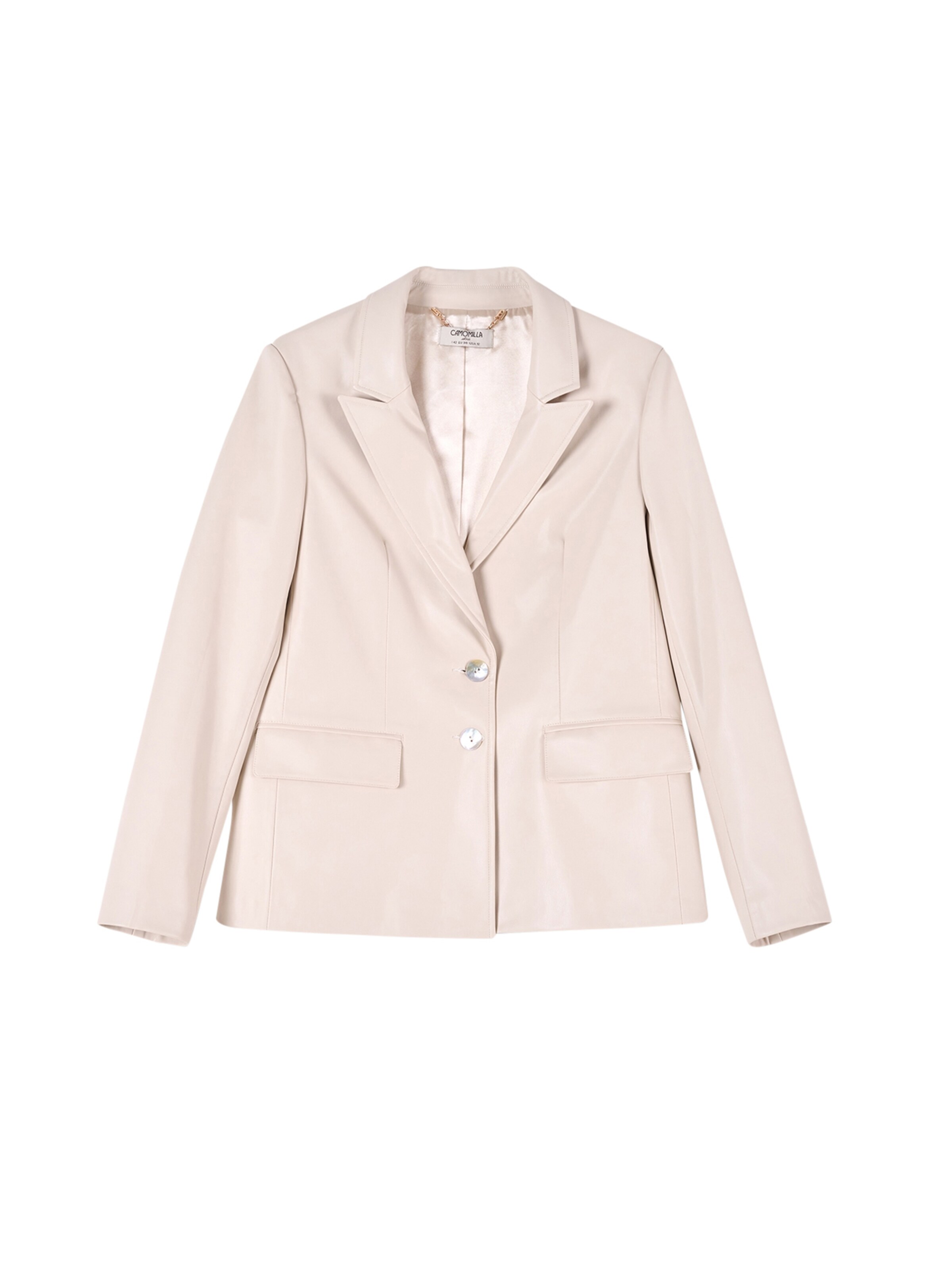 Blazer 'GYL' di Camomilla Italia in beige: frontale