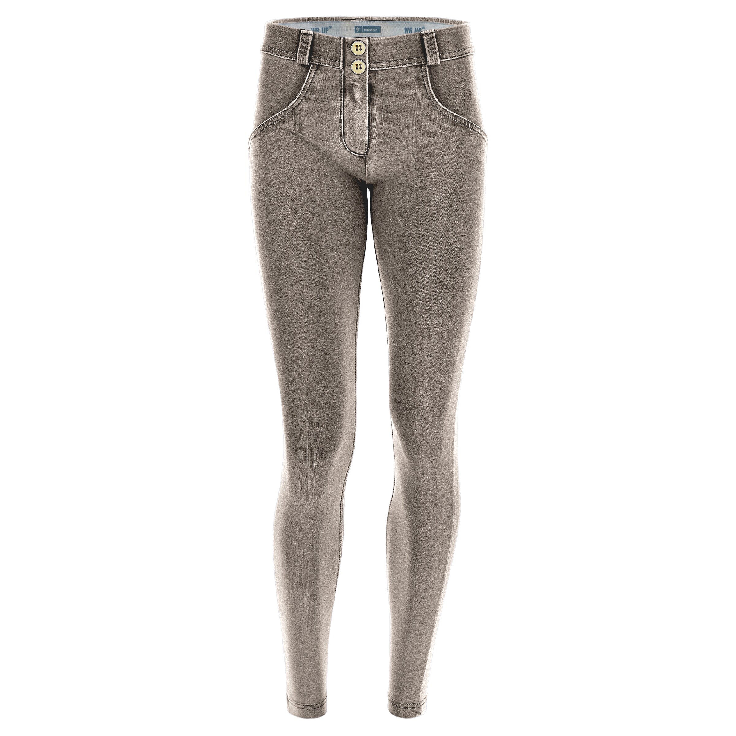 Freddy Jeggings in Grey: front