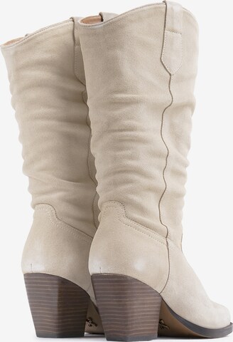 BRONX Cowboylaarzen 'Fu-Zzy' in Beige