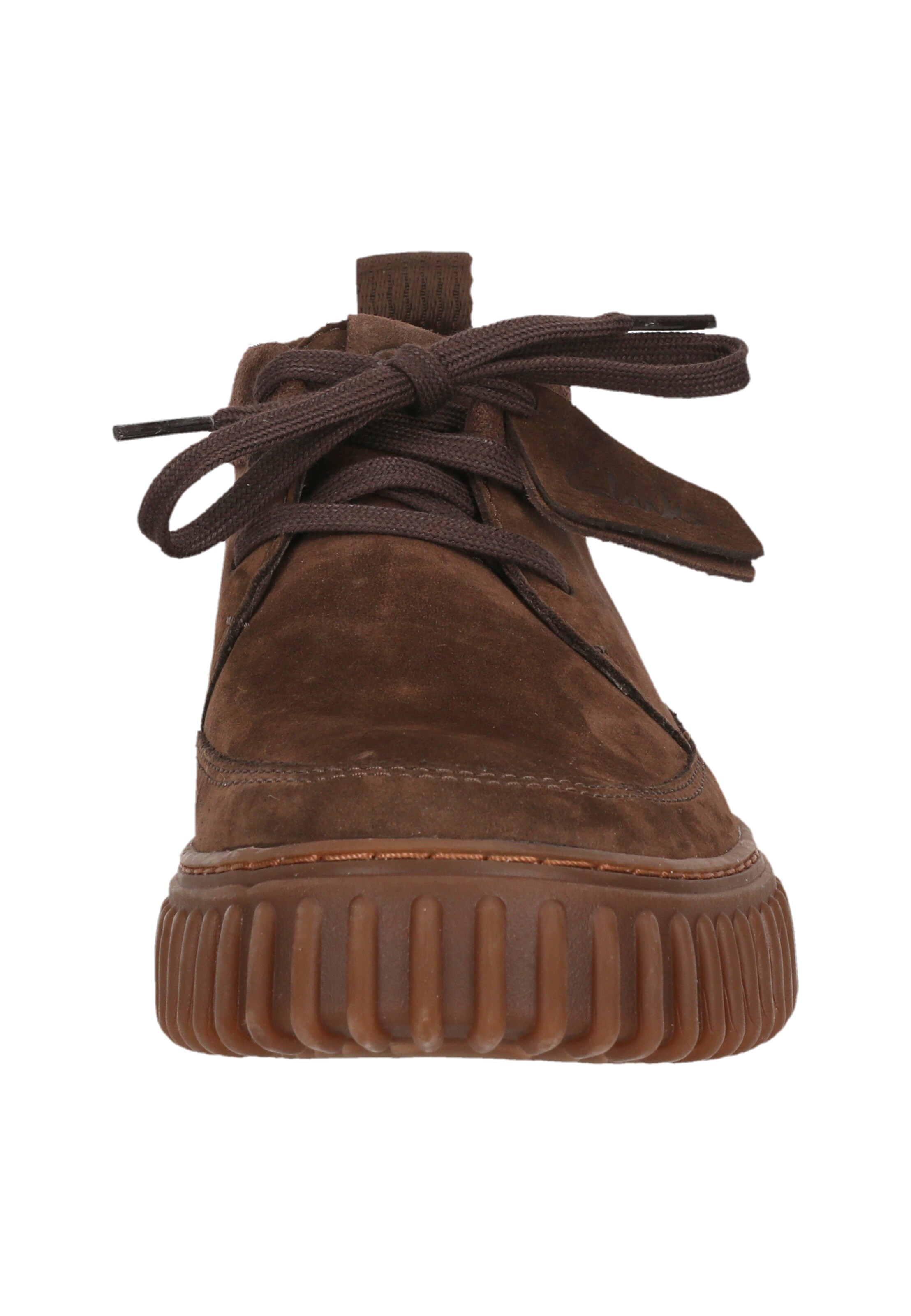 CLARKS Schnürschuhe 'Torhill Lace High' in Braun