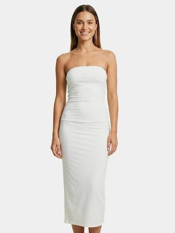 Rochie ' Isabella ' de la It's May pe alb: față
