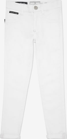 Philipp Plein Skinny Jeans in White: front