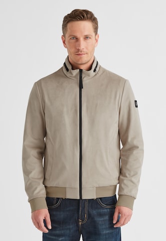 Veste mi-saison 'MSHarris' MILESTONE en beige : devant