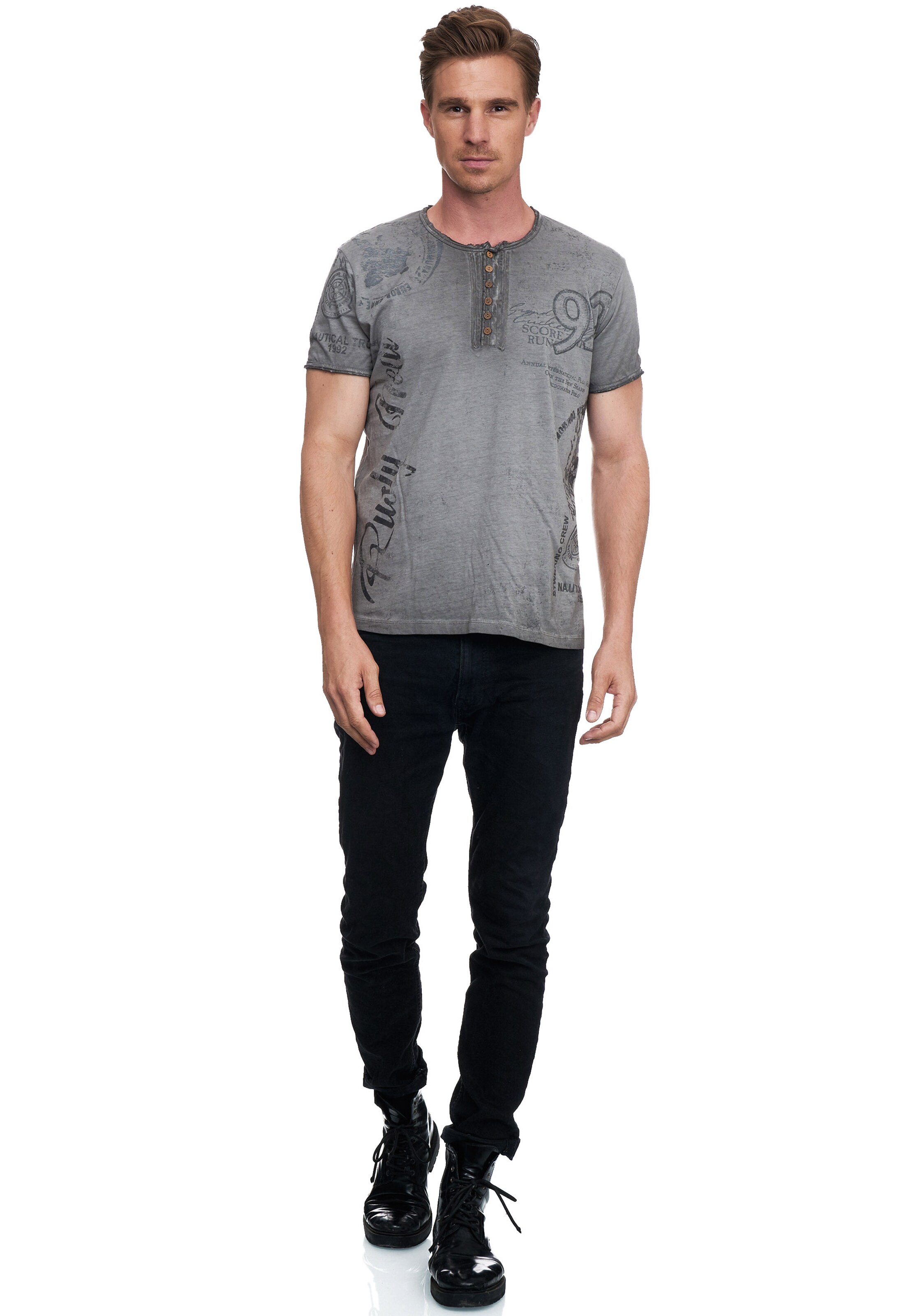 Rusty Neal Shirt in Grijs