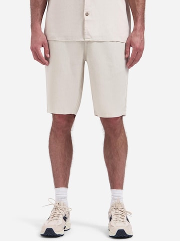 No Excess Regular Broek in Beige: voorkant